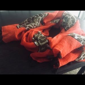 Quirky Giraffe Fashion Scarf